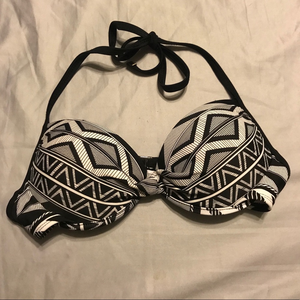 Patterned Swim Top